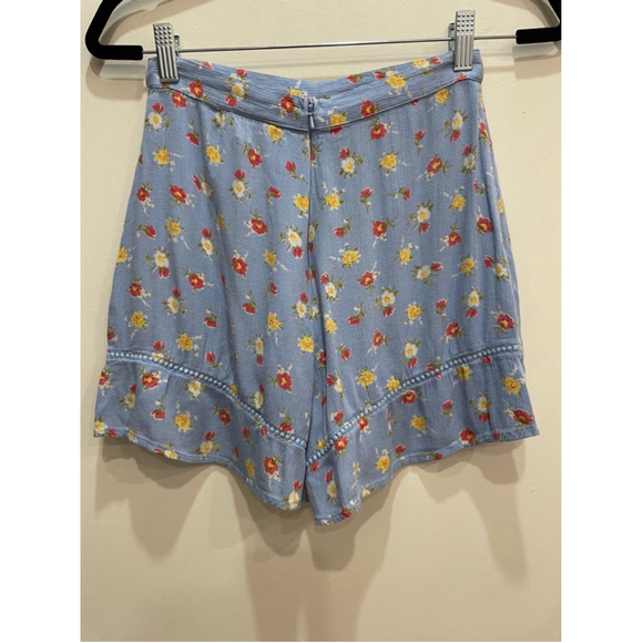 Miss Selfridge Ditsy Floral High Waist Shorts Size 2 Cottagecore Coquette Girly - Picture 3 of 8